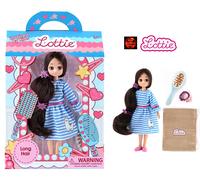 Lottie Doll Long Hair Doll with Brush and Hair Ties LT181 18cm Doll New
