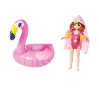 Lottie Doll Pool Party Figure with Outfit Accessories Set and Hair