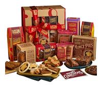 Lottie Shaw’s Christmas Luxury Hamper - Yorkshire Gift Box with Mince Pies, Parkin Loaf, Biscuits, Flapjacks, Tiffin, Fruit Cake & Fudge - Festive Sweet Treat Gift for Families & Colleagues