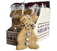Lottie Shaw's Gingerbread Bunnies 12 x 50g - Individually Wrapped, Chocolate Buttons, Yorkshire Craft Bakery