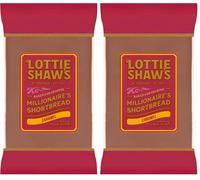 Lottie Shaw's Millionaire Shortbread Sharing Bar (Pack of 2)