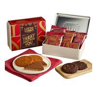 Lottie Shaw's Treat Just for You Tin - Biscuits, Flapjacks & Millionaire Shortbread, Yorkshire Craft Bakery