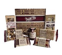 Lottie Shaw's Triple Chocolate Biscuit Thank You Box 275g | Belgian White & Dark Chocolate Chip Biscuits | 2 Packs of 4 | Handcrafted Yorkshire Bakery