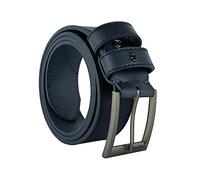 Lotto Men's Navy Belt, PU Leather Lined, Adjustable Cut-to-Fit, 4cm Wide, Casual & Formal, with Gift Box
