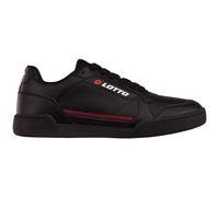 Lotto Men's Trainers, Black/Red, 50 EU, Black Red, 15.5 UK