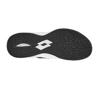 Lotto Mirage 200 II Speed All White/All Black/Asphalt Men's Tennis Shoes EUR 44