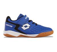 Lotto Unisex Kid's Dasher K Sneaker, Blue Black, 12.5 UK Child