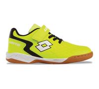 Lotto Unisex-Kid's Dasher K Sneaker, Fr Yellow Black, 17.0 cm