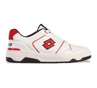 LOTTO Unisex's Boxscore Sneaker, White Red, 9 UK