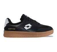 Lotto Unisex's Makera Sneaker, Black White, 8 UK