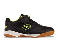 LOTTO Whizzer K SneakersUnisex Children, Black Fr Yellow, 39 EU