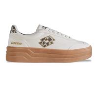 LOTTO Women Stacky Sneaker, Offwhite Leo, 6 UK