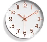Lottogo Wall Clock 12 Inch Silent Non Ticking Wall Clock for Living Room Multiple Colours Available