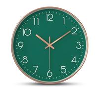Lottogo Wall Clock 8 Inch Silent Non Ticking Clock for Living Room Kitchen Office Bedroom Multiple Colours Available
