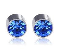 Lottoy® 1 Pair Unisex Weight Loss Ear Stud, Healthy Stimulating Acupoints Magnetic Therapy Earrings (Royal Blue)