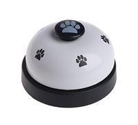 Lottoy® Pet Click Bell - Dog Cat Feeding Ringer Educational Toy, IQ Training Pets Toys, Interactive Bell Eating Food Feeder (White)