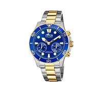 Lotus 18801/1 Watch from The Connected Collection, 44.5 mm Blue case with Two-Tone Steel Strap for Men