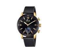 Lotus 18804/1 Connected Collection, 43 mm Case with Black Steel Strap for Men