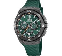 Lotus 18975/2 Mens Carbon Fiber Chronograph Watch with Leather Strap