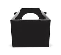 Lotus 20 x Children/Kids Plain Coloured Party Boxes Carry Food Meal Fun Picnic Birthday Wedding Favour/Baby Shower Party Halloween Trick or Treat Box Loot Bag (Black)