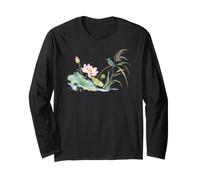 Lotus and Kingfisher Long Sleeve T-Shirt