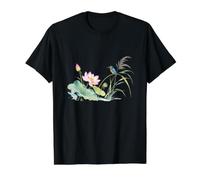 Lotus and Kingfisher Value Graphic T-Shirt, Men, Black, M