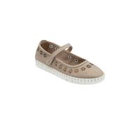 Lotus 'aurelia' Nubuck Flat Shoes In Natural Natural 7