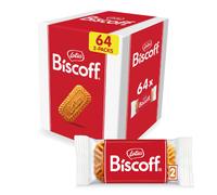 Lotus Biscoff Caramelised Biscuit 64 Indivually Wrapped 2 Packs 128 Biscuit