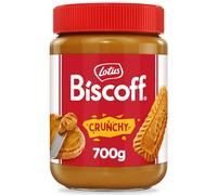 Lotus Biscoff Crunchy spread, Caramelised Biscuit Flavour, 700g, Vegan, Nut Free, No Added Colours or Flavours
