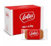 Lotus Biscoff Original Caramelised Biscuits 6.25g x 150 | Individually Wrapped Belgian Coffee Biscuits | Vegan Biscuit Portions | Perfect for Tea, Coffee, Offices, Hotels, Cafés & Catering
