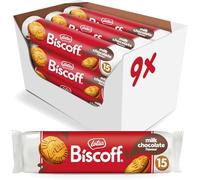Lotus Biscoff - Sandwich Biscuits - 15 Sandwich Biscuits Per Pack - Ingredients from natural origin - Vegan - No colours or added flavours - 9x150g - 1,35kg (1 Box, With Chocolate Cream Filling)