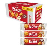 Lotus Biscoff Sandwich Biscuits Variety Pack, 6 Packs x 150g (3 Varieties, 2 Packs Each), 15 Sandwich Biscuits per Pack, Ingredients from Natural Origin, No Colours