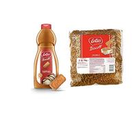 Lotus Biscoff Topping Sauce 1kg Squeezy Bottle And Lotus Biscoff Crushed Crumbs 750g Ultimate Dessert Combo Bundle by Choice Masters