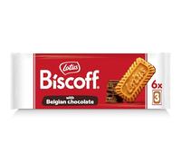 Lotus Biscoff with Belgium Chocolate 154g (Pack of 6)