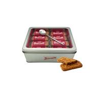 Lotus Biscuits Gift Set of 44 Twin Packs (88) Individually Wrapped and Vegan 682g Bundle with TinTastic Silver Refillable Tin and Spoon
