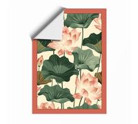 Lotus Blossom Study Botanical Unframed Wall Art Print A3 (42×29.7cm), Wall Decor for Living Room, Bedroom, Office & Home, Art Gift