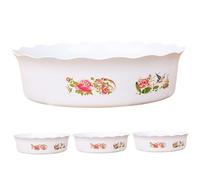 Lotus Bowl Planter, 4PCS 6.7 Inch Lotus Flower Bowl, Plastic Plant Bowl, Hydroponic Planter Lotus Bowl for Water Lily Daffodil Succulent Fish Tank Office Home Hydroponic Planter Lotus Bowl Lotus Flowe