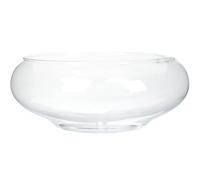 Lotus Bowl Planter, 6 Inch Round Lotus Flower Bowl, Clear Water Lily Bowl, Decorative Glass Bowl for Flower Succulent Hydroponic Plant Fish Home Decor Lotus Bowl