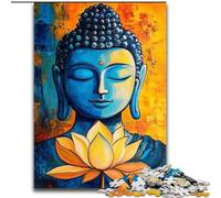 Lotus Buddha 1000 Pieces Jigsaw Puzzle For Adults Teens, for And 14 Years And over Brainteaser Family Games Christmas Birthday Gifts (50x75cm)