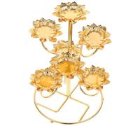 Lotus Candle Holder Stainless Steel Decorative Home Ornament