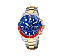 Lotus 18801/3 Watch from The Connected Collection, 44.5 mm Blue case with Two-Tone Steel Strap for Men