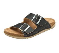 Lotus Women's Cortona Slide Sandal, Black, 6 UK