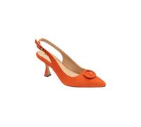 Lotus Delfina Womens Slingback Court Shoes Orange Suede Uk 3