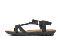 Lotus Domenica Womens Black Shimmer Sandal - Size 5 UK - Black