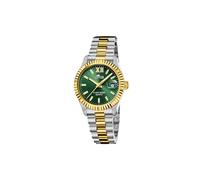 Lotus L18931/3 Women's Freedom Green Dial Two Tone Wristwatch