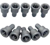 Lotus Drywall Screwdriver Bits 10pc, PH2 Phillips 2 Hex Shank 65mm Screw Setter Bits for Plasterboard, Plywood & Drywall Screws, lot-F0720