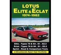 Lotus Elite & Eclat 1974-1982: Road Test Portfolio (Brooklands Books Road Tests Series)