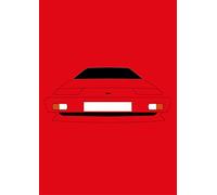 Lotus Esprit S3 - Retro Motor Company Greeting Card