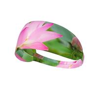 Lotus Flower And Bud,Sports Sweatband for Unisex Multi Headband Elastic Exercise Hairband