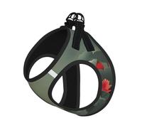 Lotus Flower And Dragonfly Compact Pet Suspender Vest-The Perfect Small Pet For A Comfortable Walk